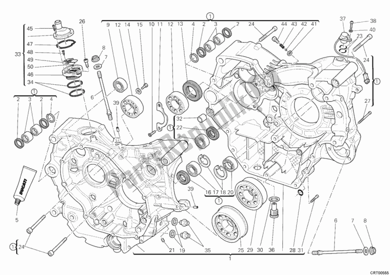 Toutes les pièces pour le Carter du Ducati Monster 796 ABS 2012